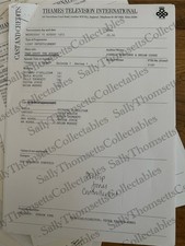 Pages cast credits for sale  UK