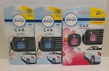 purificador de ar para carro febreze jasmim branco pacote com 2 x 2 = 4 unidades ou 6 x 2 = 12 unidades, usado comprar usado  Enviando para Brazil