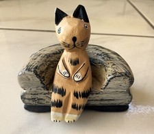 Deko kantenhocker katze gebraucht kaufen  Groß-Zimmern