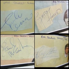Beatles autographs set for sale  HAVANT
