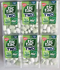 TIC TAC TWO SABOR HORTELÃ. SUGARFREE. 6 PACOTES. 6x38.5g. MELHOR ANTES DE 15/02/2026. comprar usado  Enviando para Brazil