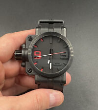 Oakley Gearbox Stealth relógio preto com detalhes preto/vermelho , usado comprar usado  Enviando para Brazil