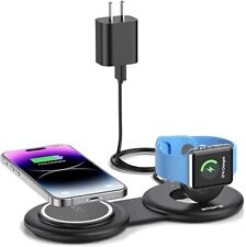 Carregador sem fio RTOPS 2 em 1 magnético dobrável viagem W203-RTOPS - Preto comprar usado  Enviando para Brazil