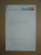 Lettera autosprint club usato  Genova