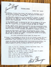 Red grange autographed d'occasion  Expédié en Belgium