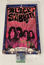 POSTER DE EVENTO AUTÓGRAFO BLACK SABBATH 11x17, TONY IOMMI, GEEZER BUTLER, CERTIFICADO DE AUTENTICIDADE comprar usado  Enviando para Brazil