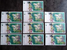 Lot billets 500 d'occasion  Saint-Paulien