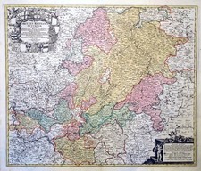 Kupferstich landkarte berrhein gebraucht kaufen  Bremen
