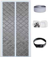 Cortina de porta magnética com isolamento térmico personalizável, térmica grossa atualizada  comprar usado  Enviando para Brazil