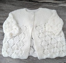 Handmade white baby for sale  PETERLEE