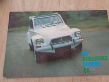 Citroen catalogue brochure d'occasion  Vesoul