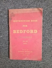 Instruction book bedford for sale  NORTHAMPTON