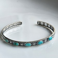 Blue turquoises bangle for sale  Missouri City