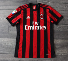 CAMISA DE FUTEBOL AC MILAN HOME 2017 2018 CAMISA DE FUTEBOL ADIDAS SÉRIE A MASCULINA PEQUENA comprar usado  Enviando para Brazil