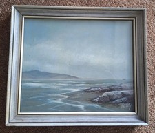 Framed seascape for sale  LEDBURY