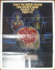 Pôster original do filme Return of The Living Dead - 27 x 40 - Dobrado 1984 comprar usado  Enviando para Brazil
