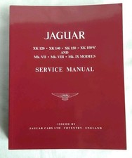 Jaguar service manual for sale  KEIGHLEY