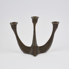 Usado, Harjes Metal Art - Bronze - Castiçal de 3 Braços - Candelabro - 2,1Kg comprar usado  Enviando para Brazil