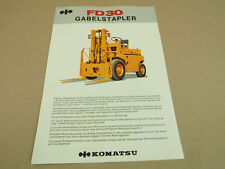 Prospekt komatsu fd30 gebraucht kaufen  Merseburg