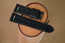 Pulseira Panerai preta feita à mão PAM Officine bandeira da Itália tamanho 24 (ou qualquer tamanho) comprar usado Pulseira Panerai preta feita à mão PAM Officine bandeira da Itália tamanho 24 (ou qualquer tamanho) comprar usado  Enviando para Brazil