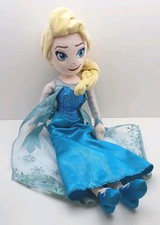 Boneca Disney Frozen Elsa macia 18" brinquedo de pelúcia animal vestido azul comprar usado  Enviando para Brazil