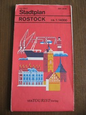 Ddr stadtplan rostock gebraucht kaufen  Berlin