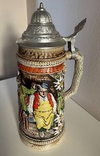 German pottery stein for sale  BASINGSTOKE
