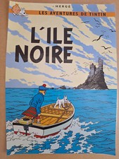 Tintin poster ile for sale  LINCOLN