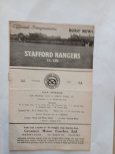Stafford rangers stalybridge for sale  SHREWSBURY