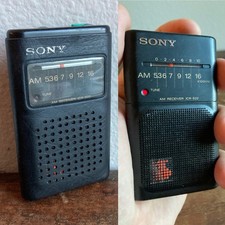 Rádio de Bolso Sony ICR-S22 AM Preto 535-1605kHz Vintage Testado Japão Usado comprar usado Rádio de Bolso Sony ICR-S22 AM Preto 535-1605kHz Vintage Testado Japão Usado comprar usado  Enviando para Brazil