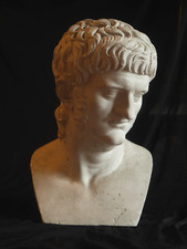 Busto gesso nerone usato  Torino