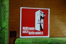 Alter aufkleber polizei gebraucht kaufen  Kupferberg