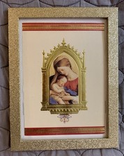 Quadro emoldurado Mãe e Bebê Abençoados 8,5”x6,5” personalizado Maria e Menino Jesus comprar usado Quadro emoldurado Mãe e Bebê Abençoados 8,5”x6,5” personalizado Maria e Menino Jesus comprar usado  Enviando para Brazil