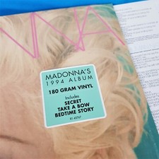 MADONNA BEDTIME STORIES 12'' VINYL LP RECORD US 2016 Old Logo Promo Hype comprar usado  Enviando para Brazil