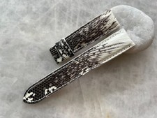 Usado, Pulseira de relógio de couro com estampa de lagarto 20 mm/18 mm - cor offwhite comprar usado  Enviando para Brazil
