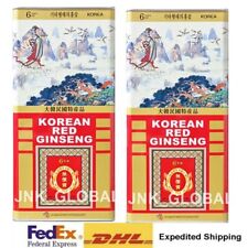 2 caixas coreano 6 anos ginseng vermelho primeiro grau 300g [menos de 10 raízes] + pista comprar usado  Enviando para Brazil
