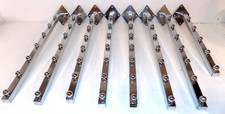 Suporte de parede 7-18" e 1-14" bola cromada braço cachoeira cabide display comprar usado  Enviando para Brazil
