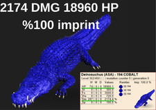 Deinosuchus 2174 DMG TOP STATS Ark Survival Ascended Official PVE comprar usado  Enviando para Brazil