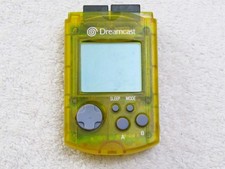 Cartão de memória visual oficial Sega Dreamcast amarelo VMU /w novas baterias HKT-7000 comprar usado  Enviando para Brazil