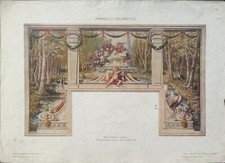 Antica stampa colori usato  Roma
