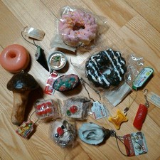 Amostras de alimentos de plástico falso conjunto a granel bolo donut sushi ramen 12 peças usado comprar usado  Enviando para Brazil