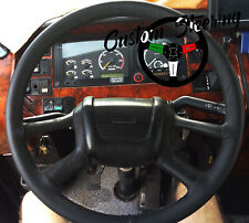 Per Scania 4 Serie Camion 1995-2007 Nero Italiano Copertura Del Volante IN Pelle comprar usado  Enviando para Brazil