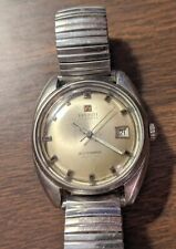 Usado, Vintage TISSOT Visodate SEASTAR T 12 Mostrador Prata Data Automática Coroa BULOVA comprar usado  Enviando para Brazil