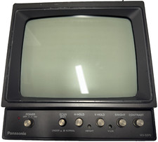Monitor de video Panasonic Matsushita 8" WV-5370A vintage monocromo blanco y negro finales de los 80 segunda mano  Embacar hacia Mexico