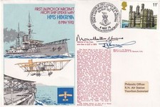 Hms hibernia signed for sale  DUNOON