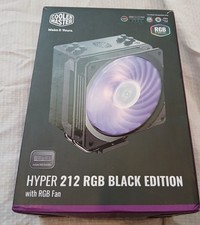 Cooler Master Hyper 212 RGB Black Edition com ventilador RGB refrigerador de CPU novo caixa aberta comprar usado Cooler Master Hyper 212 RGB Black Edition com ventilador RGB refrigerador de CPU novo caixa aberta comprar usado  Enviando para Brazil