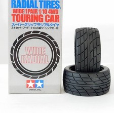 Usado, Conjunto de 2 peças de pneu radial largo Super Grip Op.231 Tamiya comprar usado  Enviando para Brazil