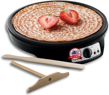 "Crepera Profesional Con Placa Antiadherente Para Panquecas Tortillas Huevos 12" segunda mano  Embacar hacia Mexico