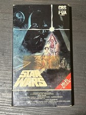 Star Wars VHS 1977 Original Rare 1984 Release CBS FOX Video Tape Hi-Fi Red Label comprar usado  Enviando para Brazil