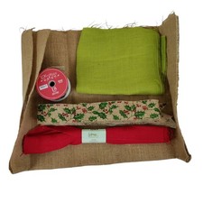 Lot multicolor burlap for sale  Bartlett